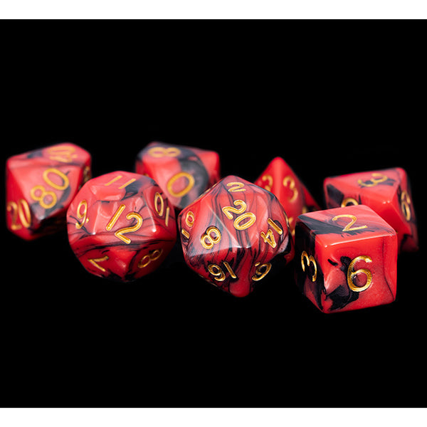 Fanroll - 16mm Acrylic Polyhedral Dice Set