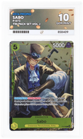 GRADED "Sabo — Promo P-073 — ACE 10 GEM MINT"
