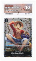 GRADED "Monkey.D.Luffy — Promo P-075 — ACE 10 GEM MINT"