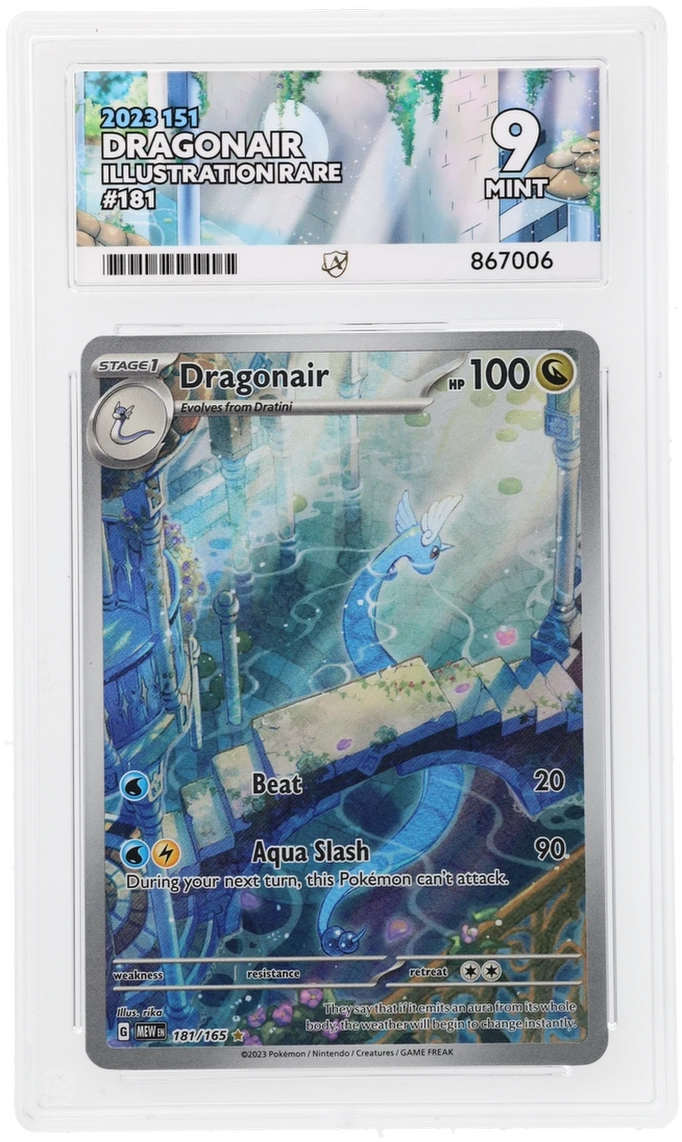 GRADED Dragonair 181 ACE 9