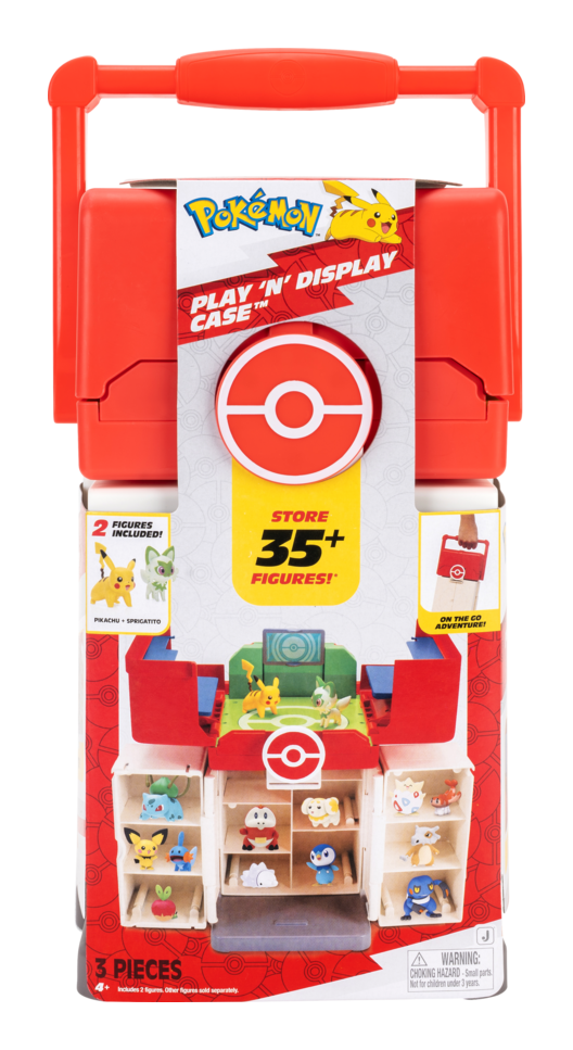 Pokemon Medium Playset Play N Display Case