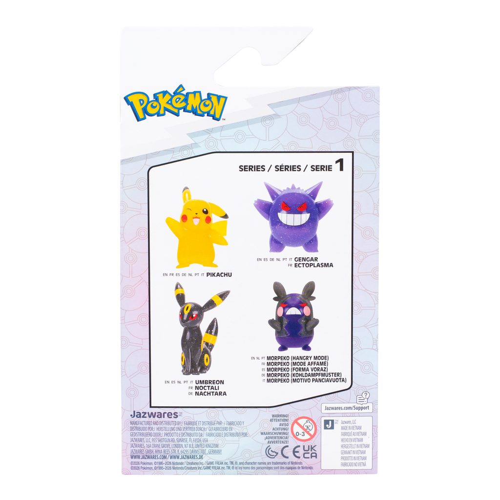 Pokemon - Glitter 3" Battle Figure - Pikachu - 30th Anniversary
