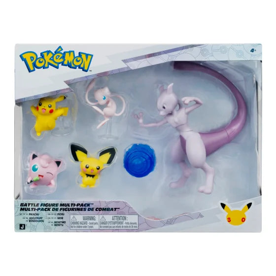 Pokemon - Battle Figure 30th Anniversary 5 Pack Multipack