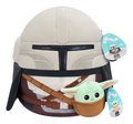 Squishmallows - 12in Mandalorian w/3.5in Grogu