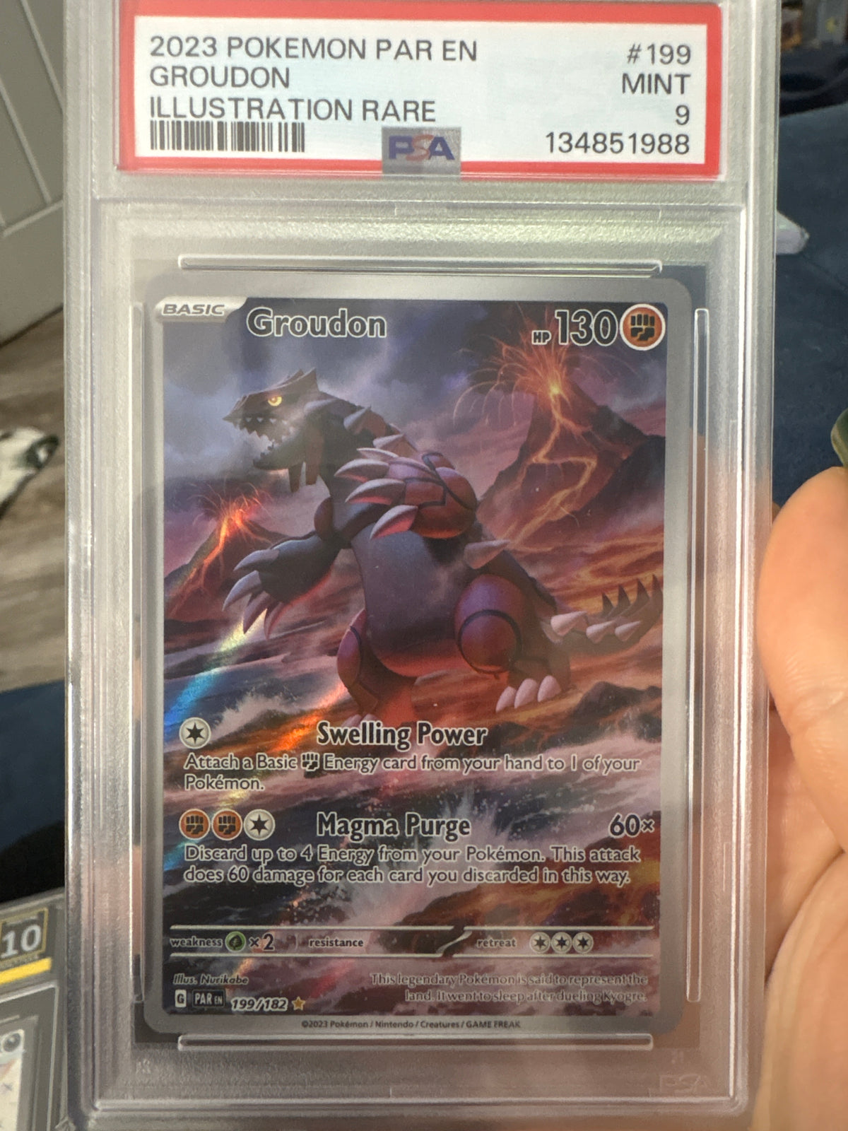 Groudon 199/182 PSA 9