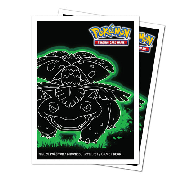 Ultra Pro - Pokemon - Neon Kanto - 105ct Apex Deck Protector Sleeves - Venusaur