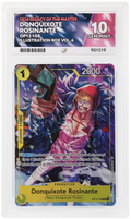 GRADED "Donquixote Rosinante — Legacy of the Master OP12-108 — ACE 10 GEM MINT"