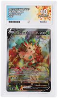 GRADED Leafeon V 167 ACE 10