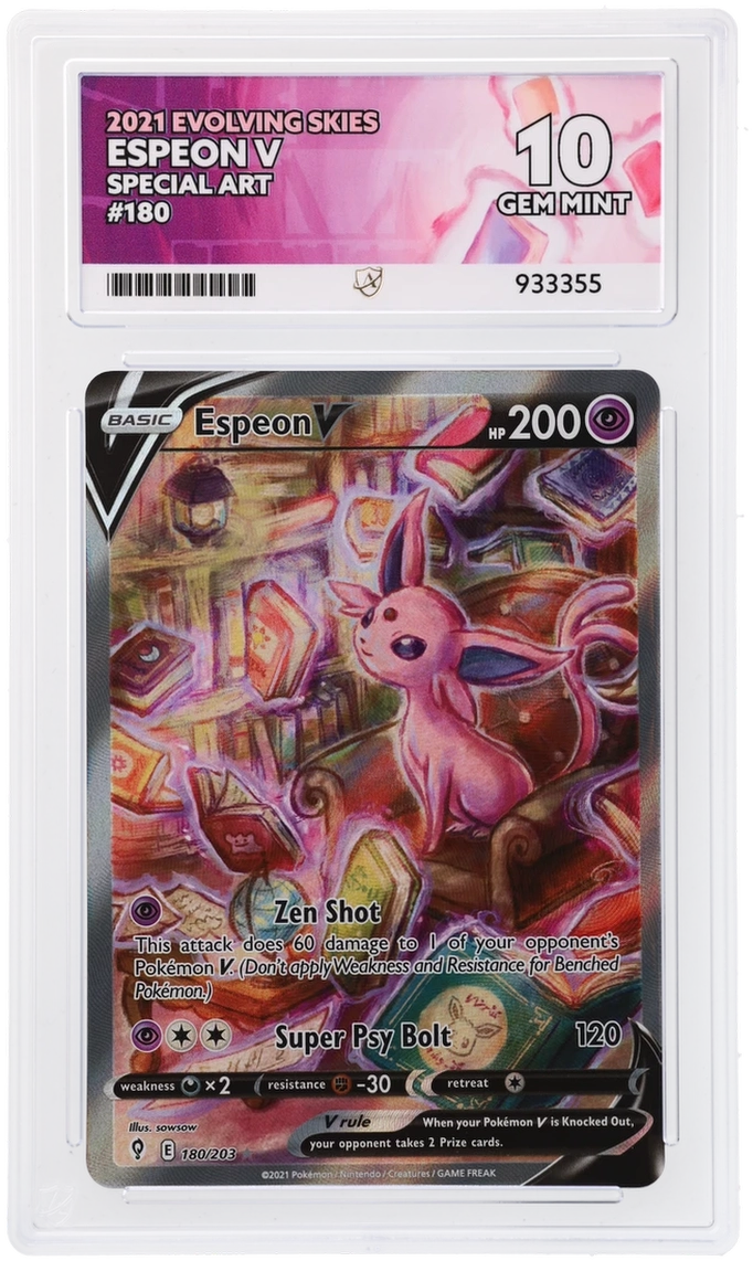 GRADED Espeon V 180 ACE 10