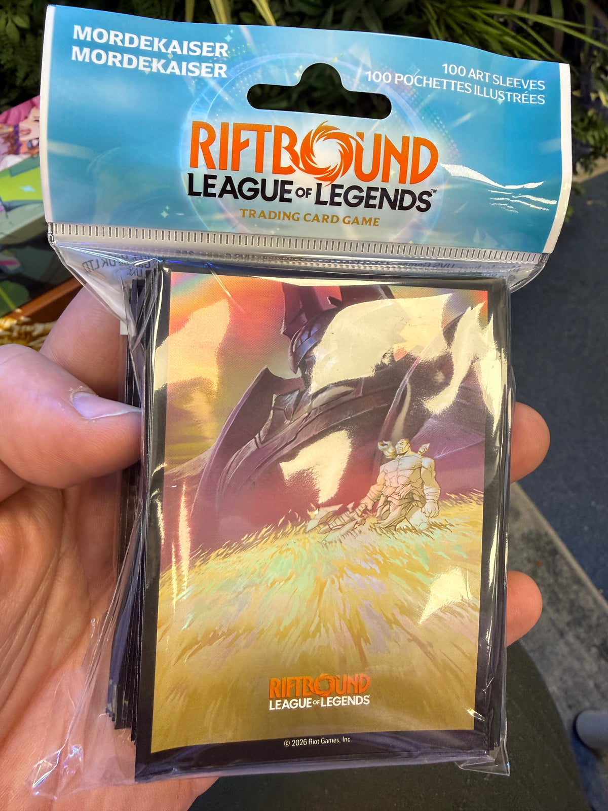 Riftbound League of Legends - Radiance Art Sleeves - Mordekaiser