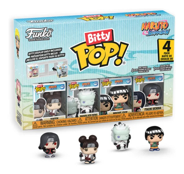 Bitty Pop! - Naruto Shippuden - Battles 4-Pack