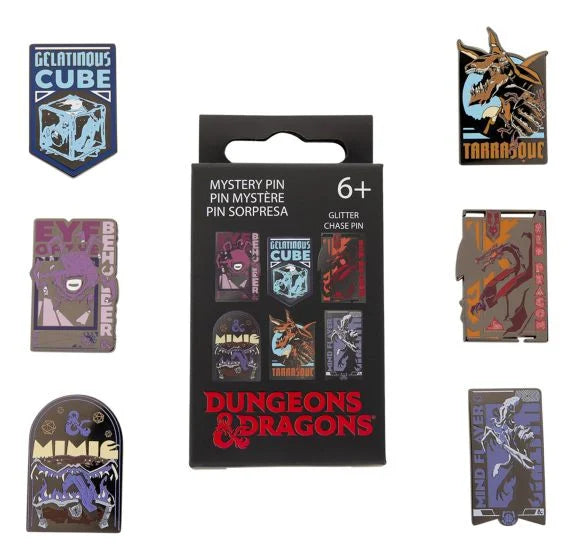 Loungefly Blind Box Enamel Pins - Dungeons & Dragons