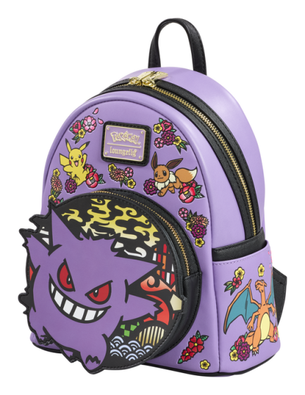 Loungefly - Pokemon Embroided Gengar Mini Backpack