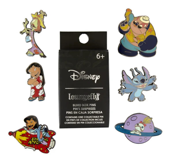 Loungefly Blind Box Enamel Pins - Lilo & Stitch Space Adventure