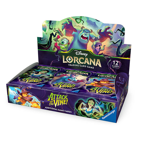 SEALED CASE of Disney Lorcana TCG - Set 13 Attack of the Vine