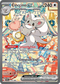GRADED "Cinccino ex — Chaos Rising 119/086 — ACE 10 GEM MINT"