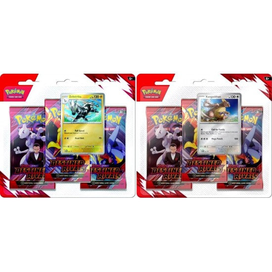 Pokemon Scarlet & Violet 10: Destined Rivals 3-Pack Blister