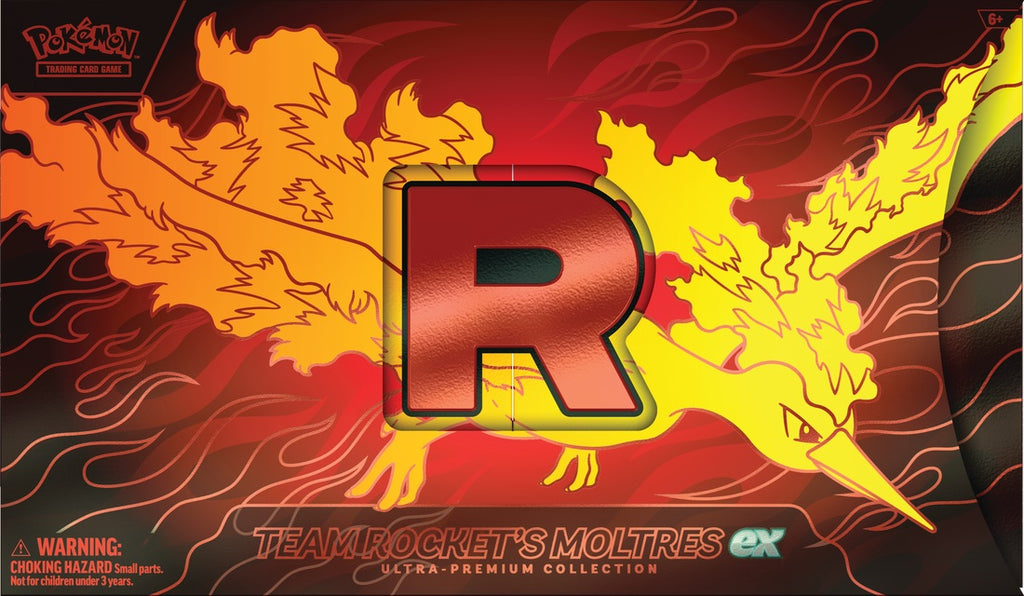Pokémon Trading Card Game (TCG): Team Rocket's Moltres ex Ultra-Premium Collection UPC