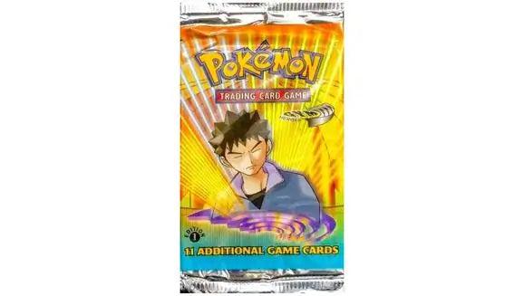 GetGraded 9 Gym Heroes Booster Pack – 1st Edition – WOTC – Brock – 2000 – Gym Heroes Booster Pack (WOTC)