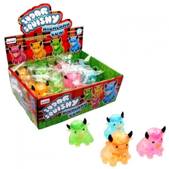 Highland Cow Maltose Glitter Squishies