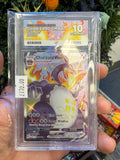 GRADED Charizard Vmax SV107 ACE 10