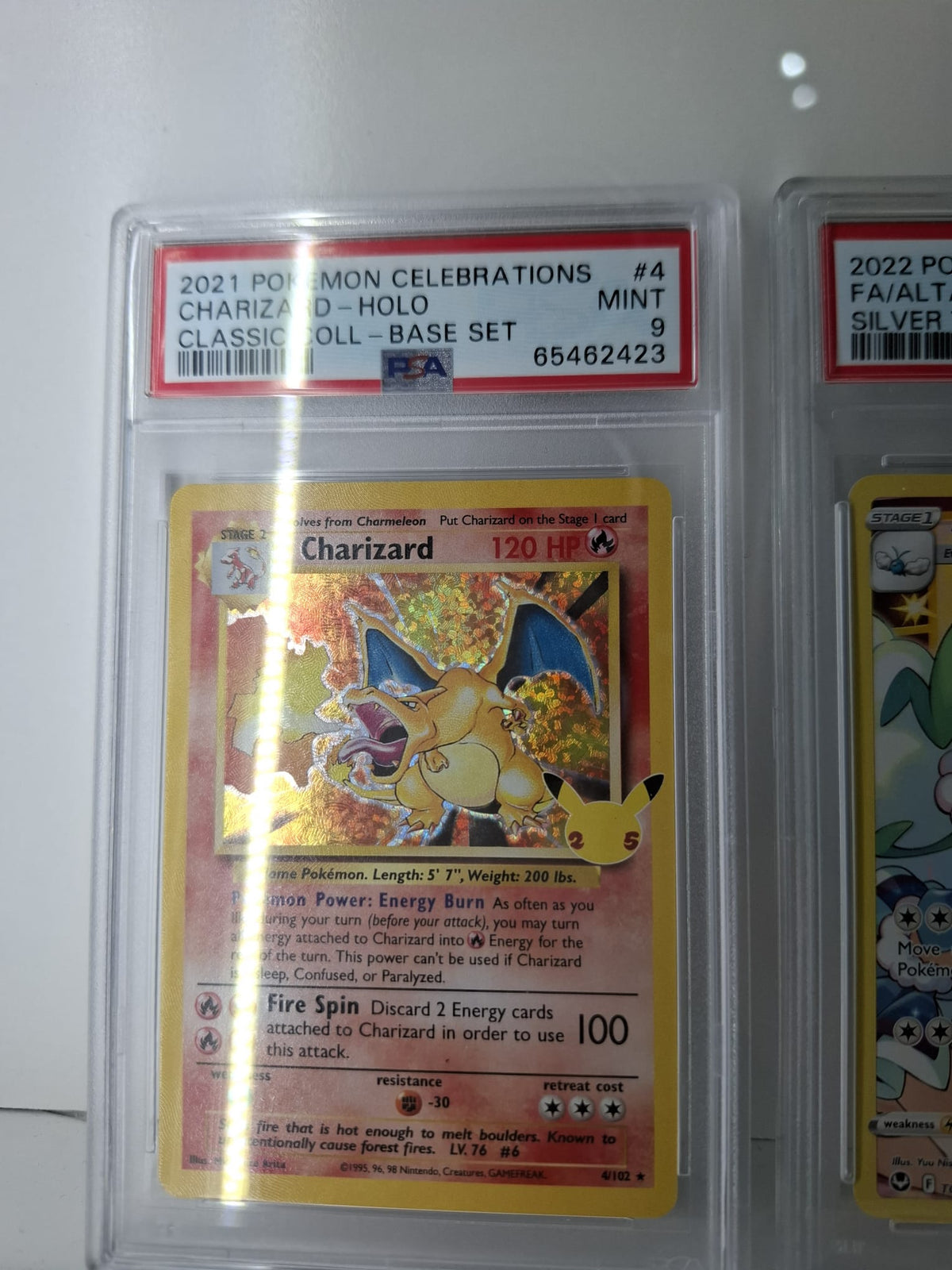 2021 POKEMON CELEBRATIONS CLASSIC COLLECTION #4 CHARIZARD-HOLO CLASSIC COLL-BASE SET