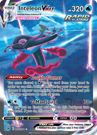 GRADED "Inteleon VMAX — Fusion Strike 266/264 — ACE 10 GEM MINT"
