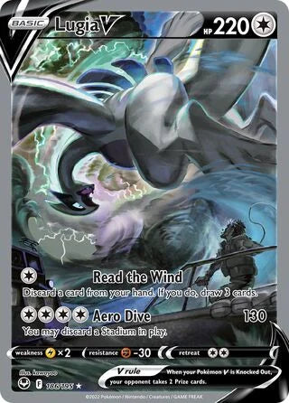 GRADED "Lugia V — Silver Tempest 186/195 — ACE 10 GEM MINT"