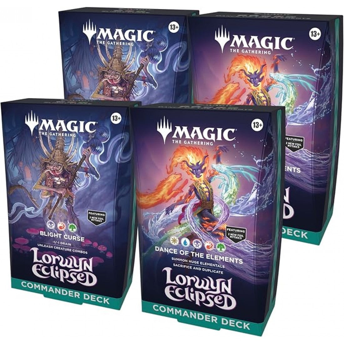 Magic The Gathering Lorwyn Eclipsed Commander Decks