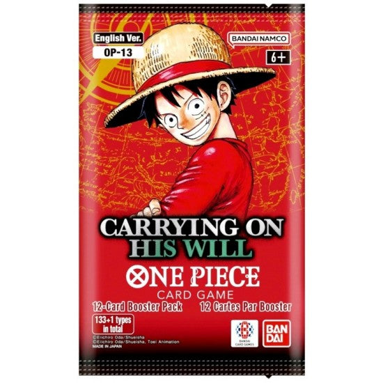 One Piece (OP13) Carrying On His Will Booster Box (24ct)