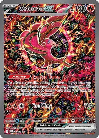 GRADED "Oricorio ex — Black Star Promo 024 — ACE 10 GEM MINT" 1162387