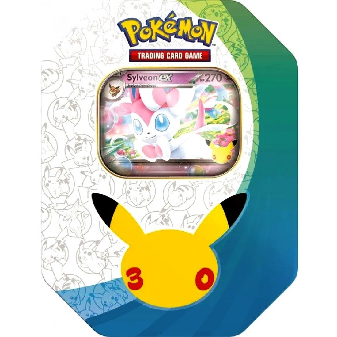 Pokemon 30th Celebration Sylveon ex Tin