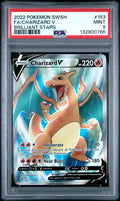 2022 POKEMON SWORD & SHIELD BRILLIANT STARS #153 FA/CHARIZARD V BRILLIANT STARS