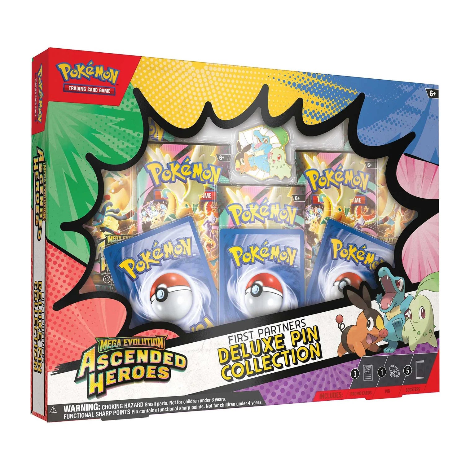 NEW SHOP STOCK Pokémon TCG: Mega Evolution Ascended Heroes - First Partners Deluxe Pin Collection (TRADE)