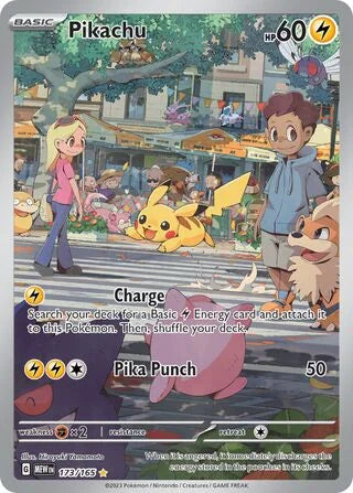 GRADED "Pikachu — Scarlet & Violet 151 173/165 — PSA 10"