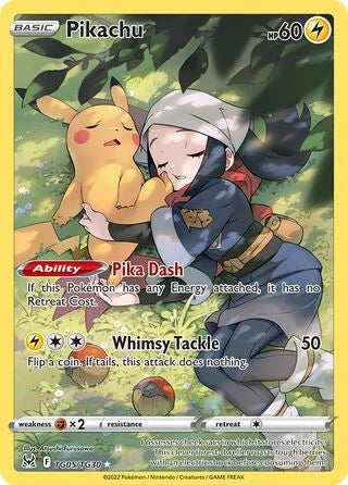 GRADED "Pikachu — Lost Origin TG05/TG30 — PSA 9"