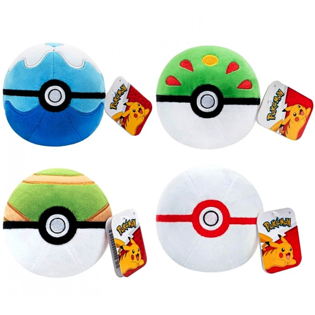 Pokemon Pokeball Plushies