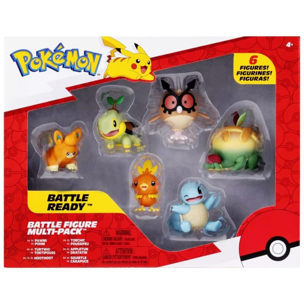 Pokemon (4098) 2" Battle Set 6-figure Multipack