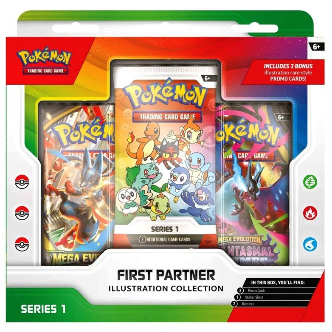 NEW SHOP STOCK Pokemon First Partner Illustration Collection - Series 1 (TRADE/IMPORT)