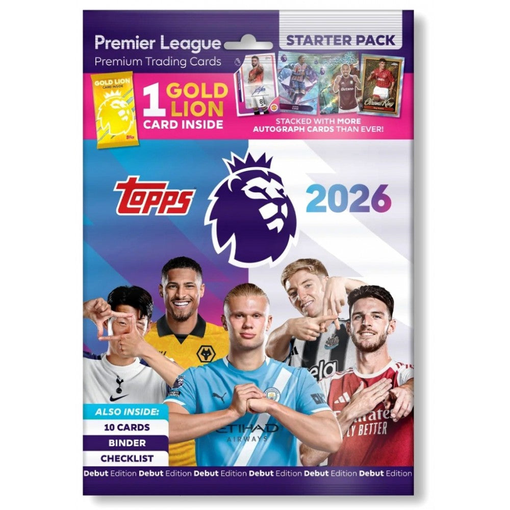 Premier League 2026 Trading Card Game Starter Pack
