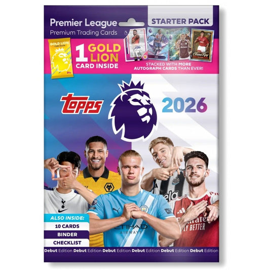Premier League 2026 Trading Card Game Starter Pack