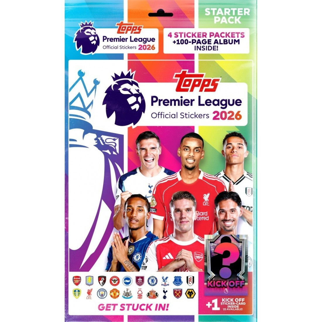 Premier League 2026 Official Stickers Starter Pack
