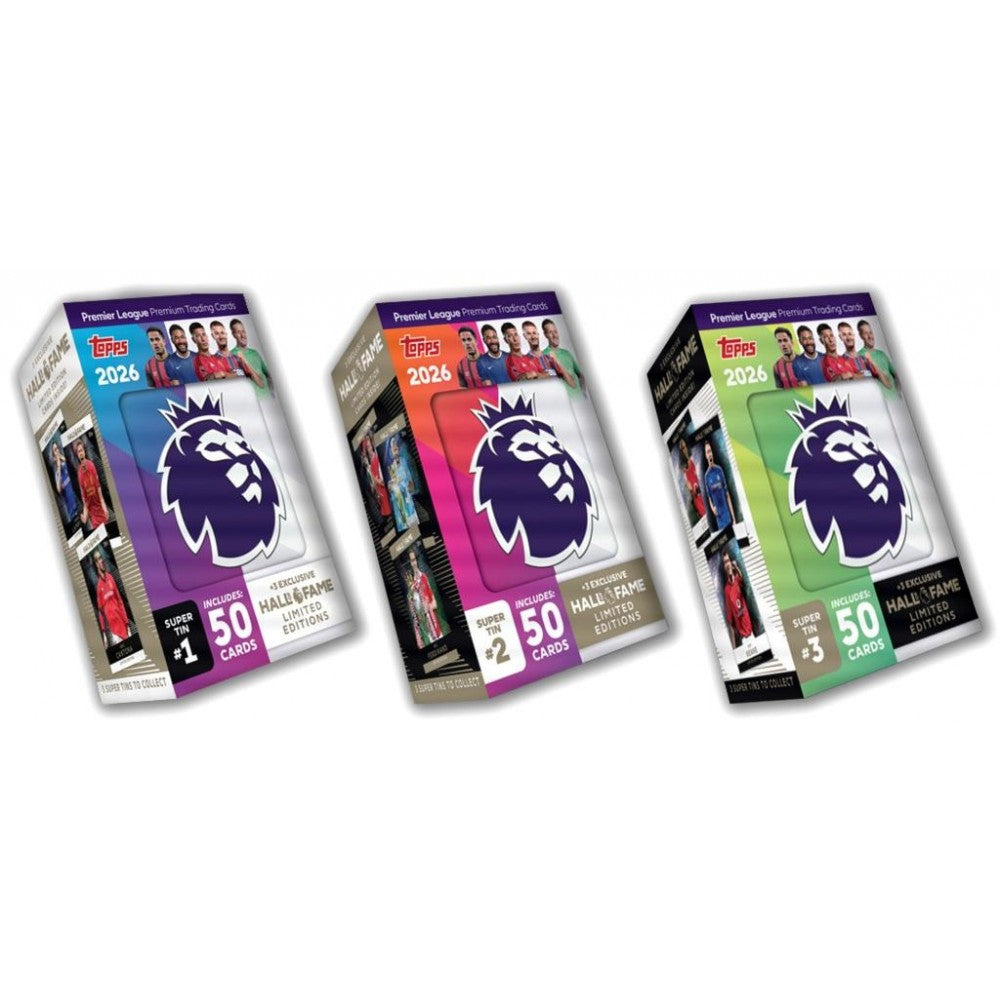 Premier League 2026 Trading Card Game Super Tins