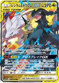 GRADED "Reshiram & Zekrom GX — Dream League 036/049 — ACE 10 GEM MINT"