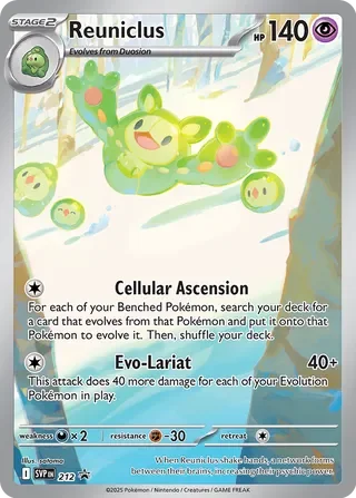 GRADED "Reuniclus — Scarlet & Violet Promos SVP212 — PSA 9"