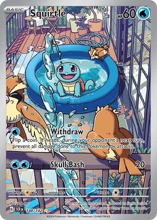 GRADED "Squirtle — Stellar Crown 148/142 — ACE 10 GEM MINT"