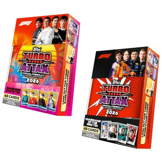 Turbo Attax 2026 Trading Card Game Mega Tin