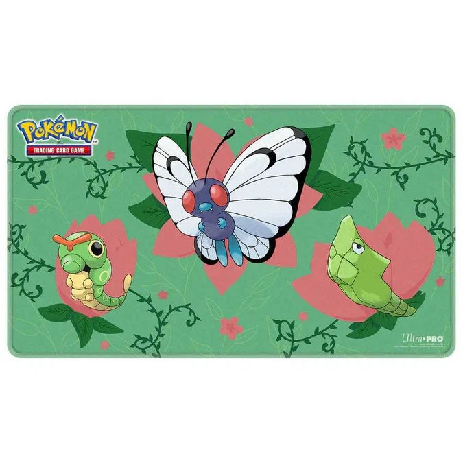 Pokémon Caterpie Evolutions Stitched Playmat