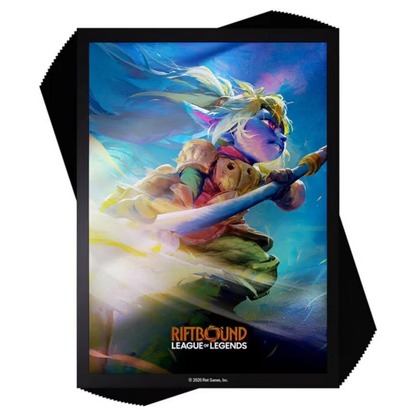 Riftbound: League of Legends - Unleashed Art Sleeves Poppy, Keeper of the Hammer