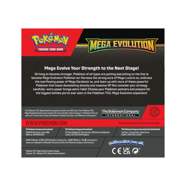 Pokémon TCG: Mega Evolution - Booster Box (36 Packs)